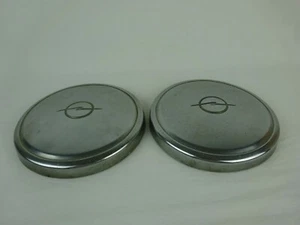(2) VINTAGE BUICK OPEL MANTA DOG DISH HUBCAPS WHEEL COVERS CENTER CAPS - Picture 1 of 9