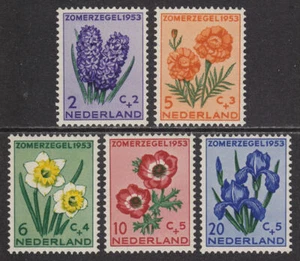 Netherlands Issue 1953 (602-606) Flowers - Picture 1 of 1