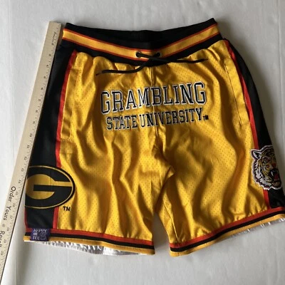 Grambling State University Tigers Basketball Shorts Men's Medium Yellow / Black - Image 1 of 4