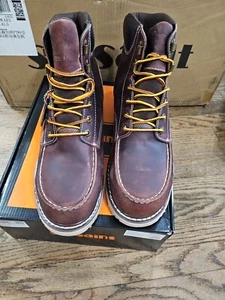 SL-Saint SL-MARS001 Mens Brown Leather Work Boots Size 13 New - Picture 1 of 13