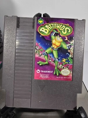 Authentic Original 1985 BattleToads NES Nintendo Battle Toads Cartridge Untested - Image 1 of 2