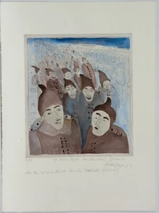 Kurt Mühlenhaupt/Das Leben auf dem Lande im alten Russland/Radierung/signiert/8 - Picture 1 of 2