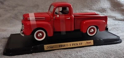 Awesome Red 1948 Ford F-1 Pick Up Die Cast Deluxe Edition Model Truck 1:18 - Изображение 1 из 4