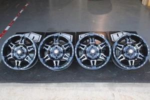 WOLVERINE X2 , X4 14" STI HD7 SMOKE ATV WHEELS (SET 4) LIFETIME WARRANTY IRSL8 - Picture 1 of 3