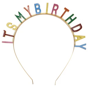 Its My Birthday Headband Birthday Party Favor Birthday Hair Accessories - Picture 1 of 12