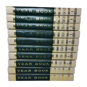Encyclopedia The World Year Book 1990s Complete Lot Of 10 W/ Extras Hardcover - Imagen 1 de 17
