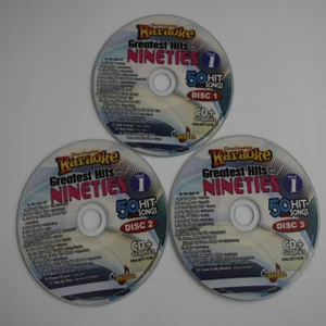THE NINETIES Chartbuster Vol-5017 KARAOKE 3 CD+G 50 SONGS new in WHITE SLEEVES - Picture 1 of 2