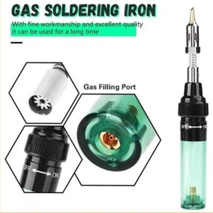 Mini Butan Gas Loetkolben Pen Gaslöter Löten Lötkolben Lötbrenner SET HOT - Picture 1 of 19