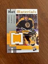 Andrew Alberts 2005-06 Fleer Hot Prospects Rookie Jersey HM-AA Boston Bruins RC