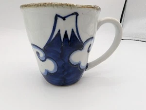 Vintage Arita Yakira Mt. FUJI Japanese Coffee Cup Mug HANDpainted - Picture 1 of 12