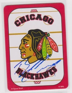 BRIAN CAMPBELL CHICAGO BLACKHAWKS 2008-2011 AUTOGRAPHED HOCKEY PLAYING CARD - Picture 1 of 1