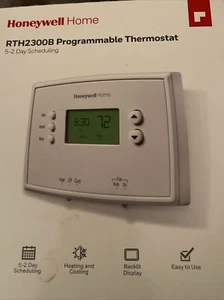 Honeywell Home RTH2300B White Digital Backlit Display Programmable Thermostat - Picture 1 of 3