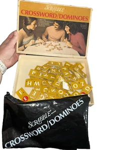 1975 Scrabble Crossword Dominoes Vintage Game - Picture 1 of 2