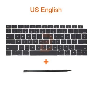 New Replacement Keyboard Keycap US For Macbook Air 13" A1932 Key Cap 2018 2019 - Afbeelding 1 van 2