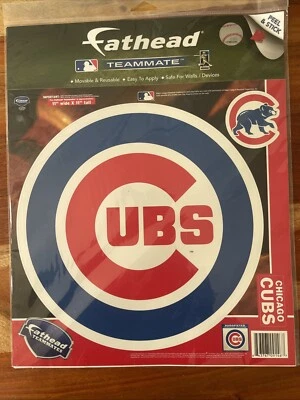 Chicago Cubs Logo 11”x11”  MLB Teammate Fathead / Poster Wall Graphics - Image 1 of 3