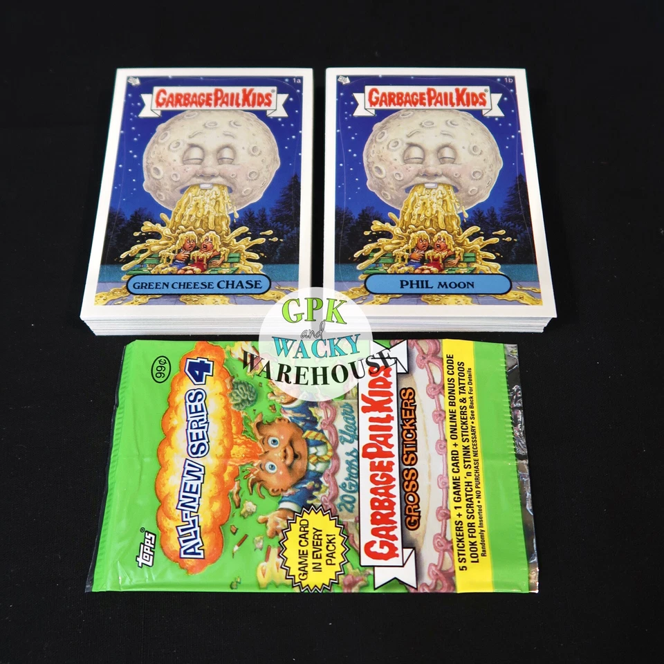 GARBAGE PAIL KIDS ANS4 COMPLETE 80-CARD SET 2005 ALL-NEW SERIES 4 +FREE WRAPPER - Image 1 of 1