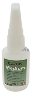 CA-UK CA023 mittlerer Cyanacrylat-Superkleber, mittlere Viskosität - 20 g - Bild 1 von 3