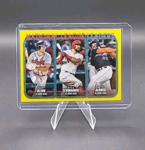 2024 Topps Series 1 Yellow Parallel 2023 National League Home Runs Leaders #260 - Picture 1 of 2