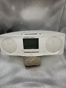 VTG Timex T466W Alarm Clock AM/FM Stereo Radio Nature Sounds Ocean Forest Brook - Picture 1 of 6