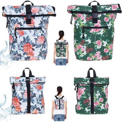 Rucksack Damen Mädchen Freizeitrucksack Tasche Handtasche New Rebels Flora Wahl