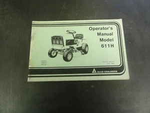 Manual del operador del cortacésped Deutz Allis modelo 611H 1674525 - Imagen 1 de 6