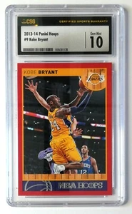 2013-14 Panini Hoops #9 Kobe Bryant Lakers CSG 10 GEM MINT - Imagen 1 de 3