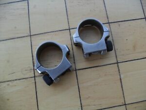 Ruger Stainless Steel low Scope Rings  for redhawk , mk 2 pistol Ranch rifle