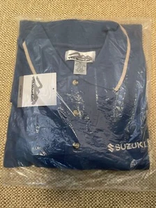 Vintage Suzuki Logo Golf Herren XL Blau Polo Kurzarm Kragen Hemd TRIMountain - Bild 1 von 6
