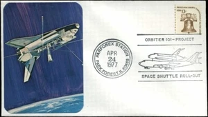 4/24/77 Park Forest, IL Orbiter 101- Proyecto, Lanzamiento del Transbordador Espacial Elegante Cancelación - Imagen 1 de 1
