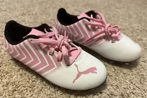 Puma Tacto II FG/AG Soccer Cleats White Pink US Size 13 - Picture 1 of 6