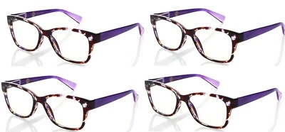 JOY Mangano Juego de 4/8 piezas Gafas 0.0 Potencia para STICK-ON BiFocales o Estilo solo T/P Foto 1 de 3