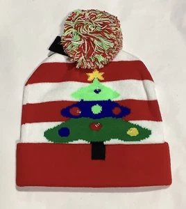 New Merry Christmas Beanie - Christmas Tree - Children's Hat - Picture 1 of 1
