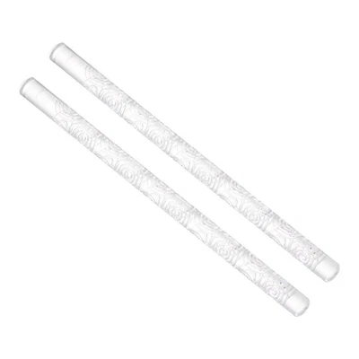 2 Piezas Rodillo Acrílico 6.3" Patrón de Caracol Antiadherente para Hornear Foto 1 de 4