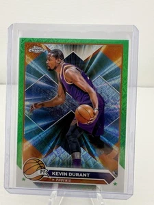 2023-24 Topps Chrome - Green Topps Refractor #50 Kevin Durant - Picture 1 of 3