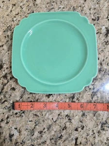 Homer Laughlin 7” Side Plate Riviera Green - Picture 1 of 3
