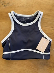 Wilo The Label Brand Ribbed Piper Padded Sports Bra Size XS (ONE BRA ONLY) NEU - Bild 1 von 6