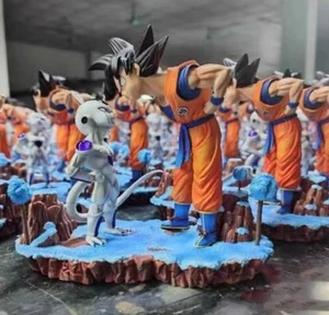 14cm Frieza Anime Figure Son Goku Vs Frieza Pvc Model Statue - Picture 1 of 9