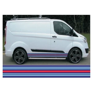 Martini Stripes Kit For Transit Laminated Air Release Vinyl Stickers - Picture 1 of 3