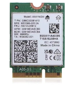Scheda HighZer0 Electronics AX411 WiFi 6E | Wi-Fi tri-band | fino a 3,0 Gbps | - Foto 1 di 9