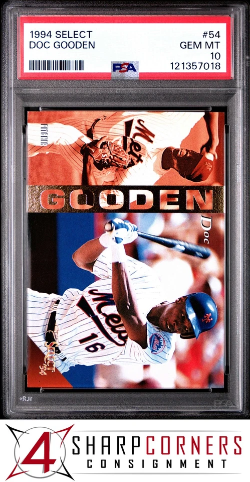 1994 SELECT #54 DWIGHT DOC GOODEN PSA 10 - Image 1 of 3