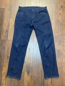 Bonobos Straight Fit Premium Stretch Jeans Mens 33x32 Dark Wash Denim Comfort - Picture 1 of 13