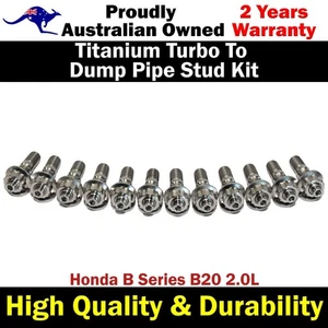 Titanium Exhaust Manifold Stud Kit For Honda B Series B20 2.0L - Picture 1 of 5