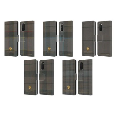 OFFICIAL OUTLANDER TARTANS LEATHER BOOK WALLET CASE COVER FOR SAMSUNG PHONES 2 - Image 1 of 4