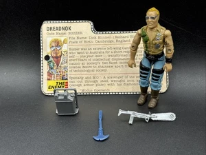 Vintage 1985 GI JOE Complete DREADNOK Code Name BUZZER w FILE CARD - Picture 1 of 9