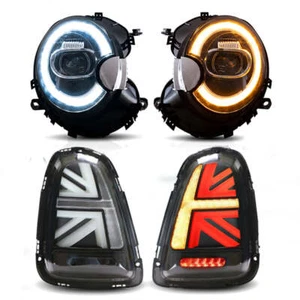 LED Headlights & Taillights For 2007-2013 BMW Mini Cooper S R56 R57 R58 R59 2set - Picture 1 of 12