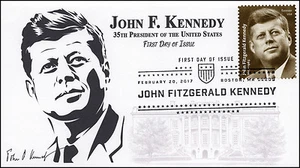17-051, 2017, John F Kennedy, President, 100 years, Pictorial, FDC - Picture 1 of 1