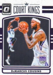 2016-17 Donruss Optic Basketball Court Kings #13 DeMarcus Cousins 