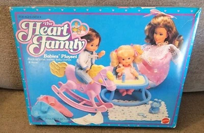 The Heart Family Babies' Playset by Mattel with dolls and more RARE - Image 1 of 4