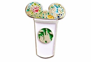 Buntglas Ohren Schloss Tasse Pin - Bild 1 von 3
