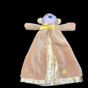 Scentsy Buddy Monkey Moe Lovey Sicherheitsdecke 14 Zoll goldbraun gelb Satin - Bild 1 von 21